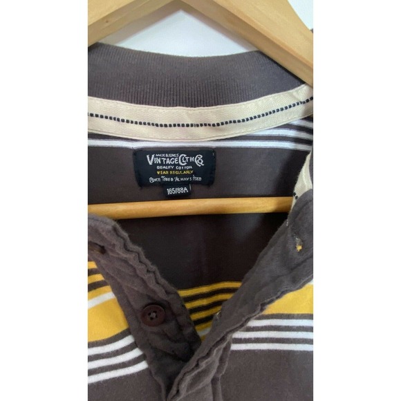 Jack & Jones Vintage Striped Rugby Polo Shirt XS - Picture 4 of 7